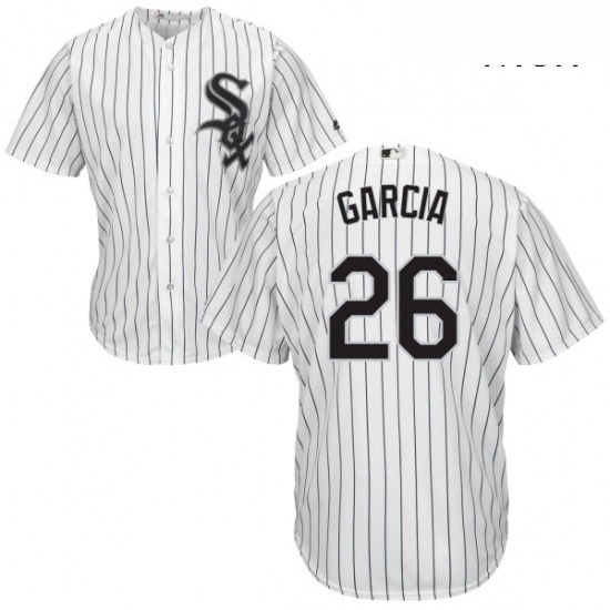 Mens Majestic Chicago White Sox 26 Avisail Garcia Replica White Home Cool Base MLB Jersey Mens Majestic Chicago White Sox 26 Avisail Garcia Replica White Home Cool Base MLB Jersey