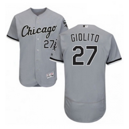 Mens Majestic Chicago White Sox 27 Lucas Giolito Grey Road Flex Base Authentic Collection MLB Jersey Mens Majestic Chicago White Sox 27 Lucas Giolito Grey Road Flex Base Authentic Collection MLB Jersey