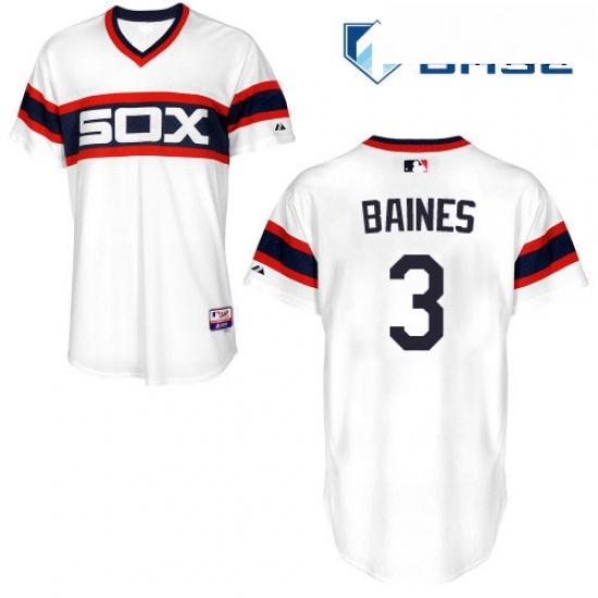 Mens Majestic Chicago White Sox 3 Harold Baines Replica White 2013 Alternate Home Cool Base MLB Jersey Mens Majestic Chicago White Sox 3 Harold Baines Replica White 2013 Alternate Home Cool Base MLB Jersey