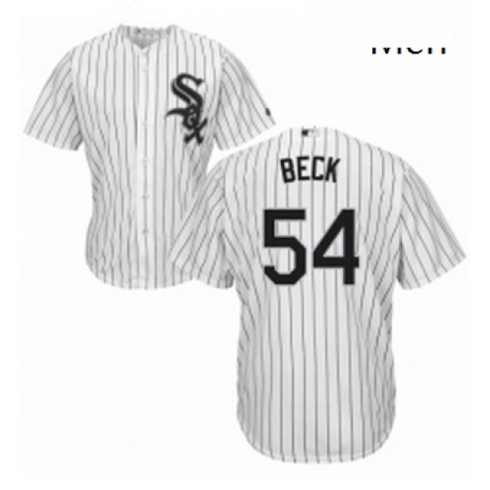 Mens Majestic Chicago White Sox 54 Chris Beck Replica White Home Cool Base MLB Jersey Mens Majestic Chicago White Sox 54 Chris Beck Replica White Home Cool Base MLB Jersey