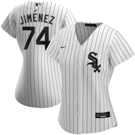 Chicago White Sox 74 Eloy Jimenez Nike Women Home 2020 MLB Player Jersey White Chicago White Sox 74 Eloy Jimenez Nike Women Home 2020 MLB Player Jersey White