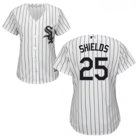 Womens Majestic Chicago White Sox 33 James Shields Replica White Home Cool Base MLB Jersey Womens Majestic Chicago White Sox 33 James Shields Replica White Home Cool Base MLB Jersey