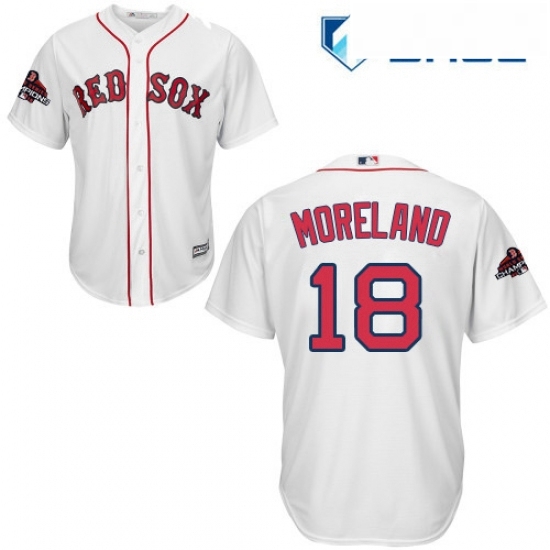 Youth Majestic Boston Red Sox 18 Mitch Moreland Authentic White Home Cool Base 2018 World Series Champions MLB Jersey Youth Majestic Boston Red Sox 18 Mitch Moreland Authentic White Home Cool Base 2018 World Series Champions MLB Jersey