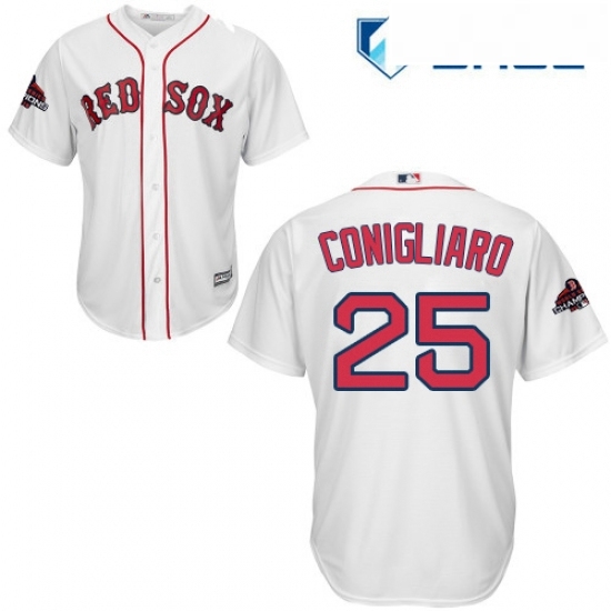 Youth Majestic Boston Red Sox 25 Tony Conigliaro Authentic White Home Cool Base 2018 World Series Champions MLB Jersey Youth Majestic Boston Red Sox 25 Tony Conigliaro Authentic White Home Cool Base 2018 World Series Champions MLB Jersey