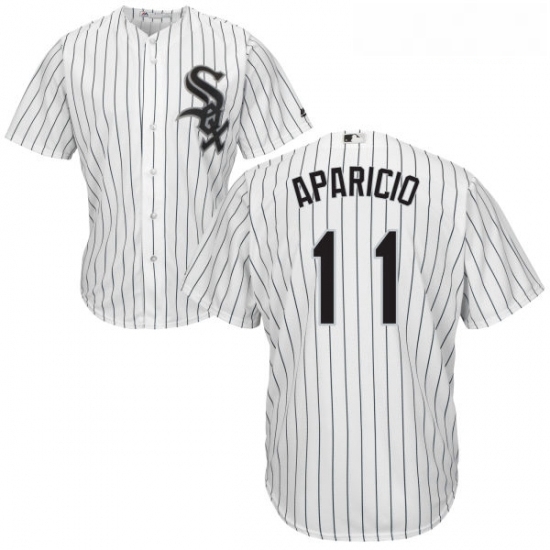 Youth Majestic Chicago White Sox 11 Luis Aparicio Replica White Home Cool Base MLB Jersey Youth Majestic Chicago White Sox 11 Luis Aparicio Replica White Home Cool Base MLB Jersey