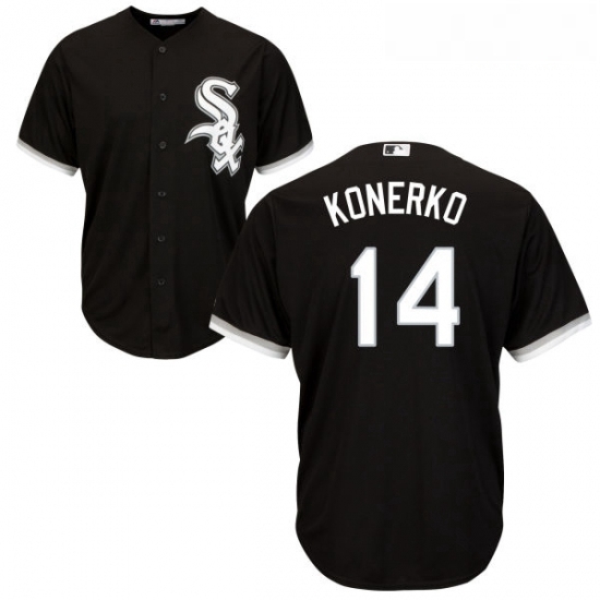 Youth Majestic Chicago White Sox 14 Paul Konerko Authentic Black Alternate Home Cool Base MLB Jersey Youth Majestic Chicago White Sox 14 Paul Konerko Authentic Black Alternate Home Cool Base MLB Jersey