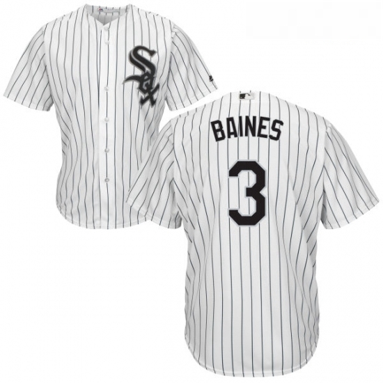 Youth Majestic Chicago White Sox 3 Harold Baines Authentic White Home Cool Base MLB Jersey Youth Majestic Chicago White Sox 3 Harold Baines Authentic White Home Cool Base MLB Jersey