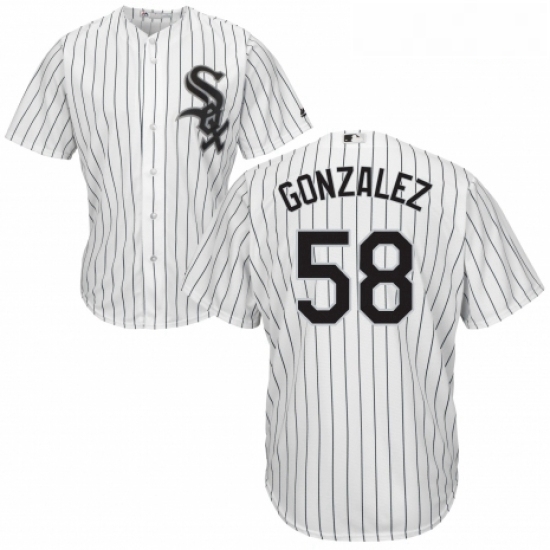 Youth Majestic Chicago White Sox 58 Miguel Gonzalez Replica White Home Cool Base MLB Jersey Youth Majestic Chicago White Sox 58 Miguel Gonzalez Replica White Home Cool Base MLB Jersey