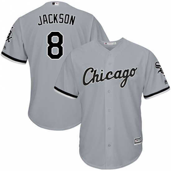 Youth Majestic Chicago White Sox 8 Bo Jackson Replica Grey Road Cool Base MLB Jersey Youth Majestic Chicago White Sox 8 Bo Jackson Replica Grey Road Cool Base MLB Jersey