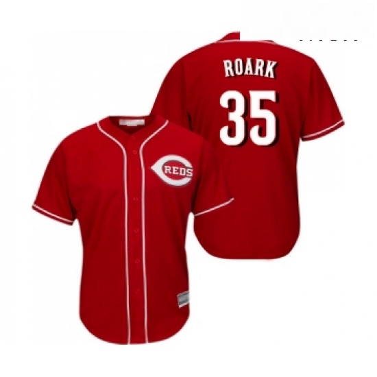 Mens Cincinnati Reds 35 Tanner Roark Replica Red Alternate Cool Base Baseball Jersey Mens Cincinnati Reds 35 Tanner Roark Replica Red Alternate Cool Base Baseball Jersey