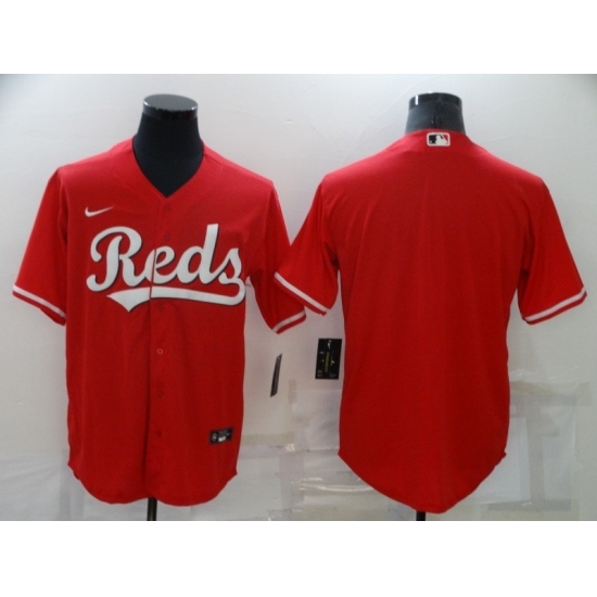 Men's Nike Cincinnati Reds Blank Red Home Stitched Baseball Jersey Men's Nike Cincinnati Reds Blank Red Home Stitched Baseball Jersey