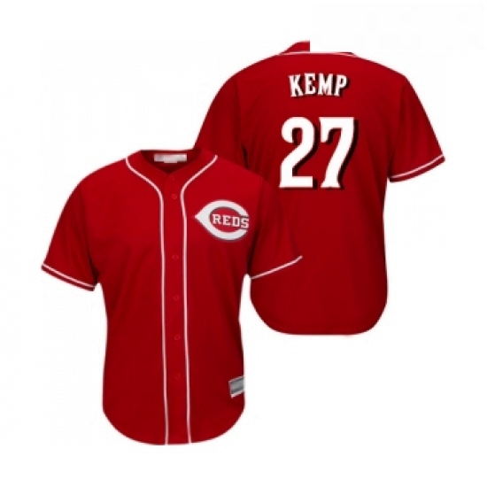 Youth Cincinnati Reds 27 Matt Kemp Replica Red Alternate Cool Base Baseball Jersey Youth Cincinnati Reds 27 Matt Kemp Replica Red Alternate Cool Base Baseball Jersey