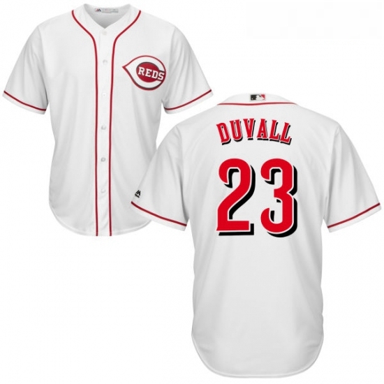 Youth Majestic Cincinnati Reds 23 Adam Duvall Authentic White Home Cool Base MLB Jersey Youth Majestic Cincinnati Reds 23 Adam Duvall Authentic White Home Cool Base MLB Jersey