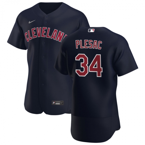 Men Cleveland Indians 34 Zach Plesac Men Nike Navy Alternate 2020 Flex Base Player MLB Jersey Men Cleveland Indians 34 Zach Plesac Men Nike Navy Alternate 2020 Flex Base Player MLB Jersey