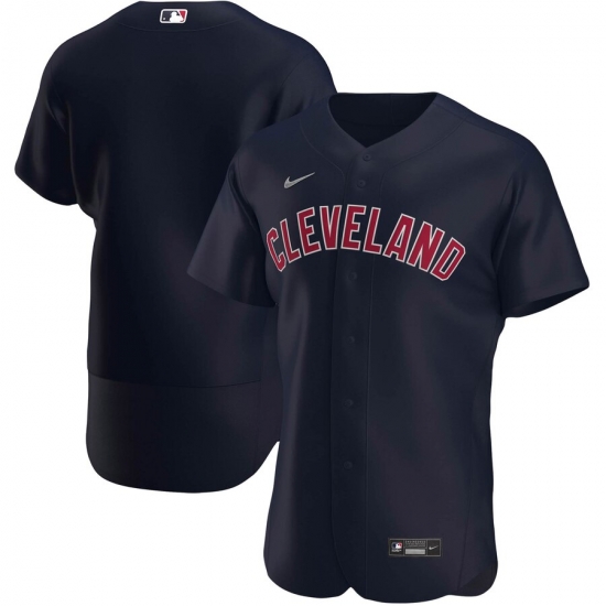 Men Cleveland Indians Men Nike Navy Alternate 2020 Flex Base Logo Team MLB Jersey Men Cleveland Indians Men Nike Navy Alternate 2020 Flex Base Logo Team MLB Jersey