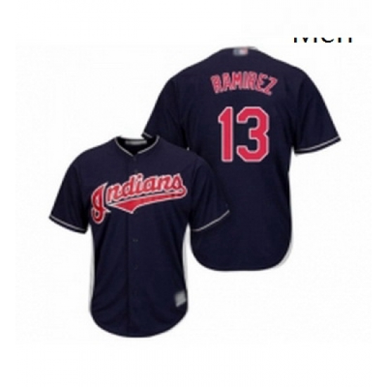 Mens Cleveland Indians 13 Hanley Ramirez Replica Navy Blue Alternate 1 Cool Base Baseball Jersey Mens Cleveland Indians 13 Hanley Ramirez Replica Navy Blue Alternate 1 Cool Base Baseball Jersey