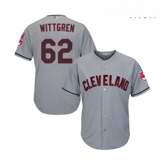 Mens Cleveland Indians 62 Nick Wittgren Replica Grey Road Cool Base Baseball Jersey Mens Cleveland Indians 62 Nick Wittgren Replica Grey Road Cool Base Baseball Jersey