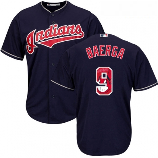 Mens Majestic Cleveland Indians 9 Carlos Baerga Authentic Navy Blue Team Logo Fashion Cool Base MLB Jersey Mens Majestic Cleveland Indians 9 Carlos Baerga Authentic Navy Blue Team Logo Fashion Cool Base MLB Jersey