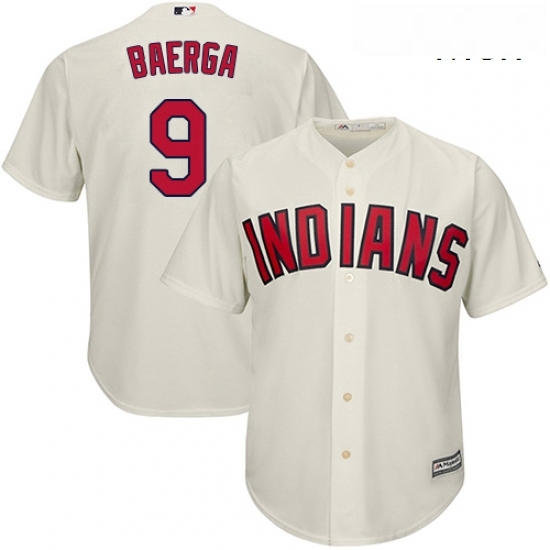 Mens Majestic Cleveland Indians 9 Carlos Baerga Replica Cream Alternate 2 Cool Base MLB Jersey Mens Majestic Cleveland Indians 9 Carlos Baerga Replica Cream Alternate 2 Cool Base MLB Jersey