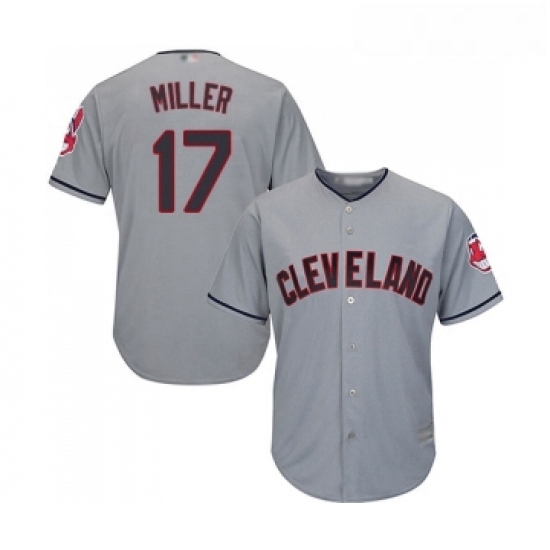 Youth Cleveland Indians 17 Brad Miller Replica Grey Road Cool Base Baseball Jersey Youth Cleveland Indians 17 Brad Miller Replica Grey Road Cool Base Baseball Jersey