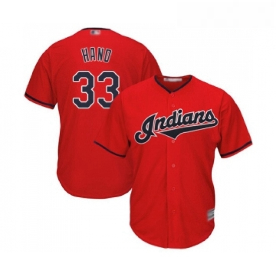 Youth Cleveland Indians 33 Brad Hand Replica Scarlet Alternate 2 Cool Base Baseball Jersey Youth Cleveland Indians 33 Brad Hand Replica Scarlet Alternate 2 Cool Base Baseball Jersey