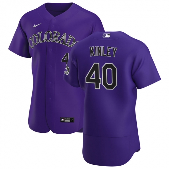 Men Colorado Rockies 40 Tyler Kinley Men Nike Purple Alternate 2020 Flex Base Player MLB Jersey Men Colorado Rockies 40 Tyler Kinley Men Nike Purple Alternate 2020 Flex Base Player MLB Jersey