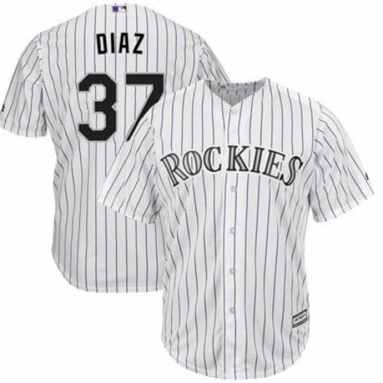 Men Nike Colorado Rockies 37 Jairo Diaz White Flex Base MLB Jersey Men Nike Colorado Rockies 37 Jairo Diaz White Flex Base MLB Jersey