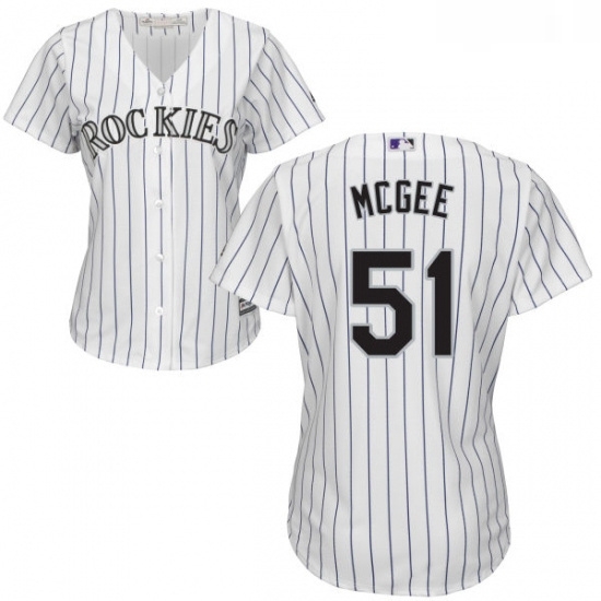 Womens Majestic Colorado Rockies 51 Jake McGee Authentic White Home Cool Base MLB Jersey Womens Majestic Colorado Rockies 51 Jake McGee Authentic White Home Cool Base MLB Jersey