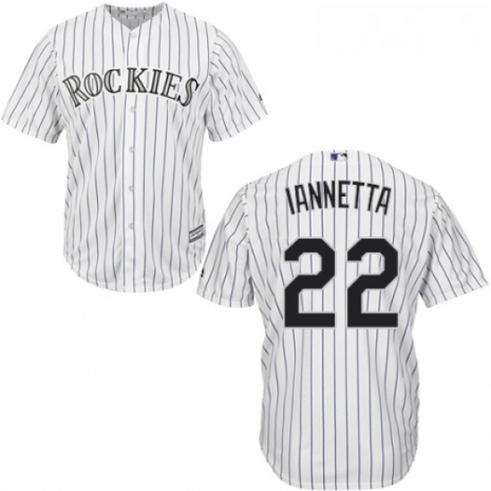 Youth Majestic Colorado Rockies 22 Chris Iannetta Replica White Home Cool Base MLB Jersey Youth Majestic Colorado Rockies 22 Chris Iannetta Replica White Home Cool Base MLB Jersey