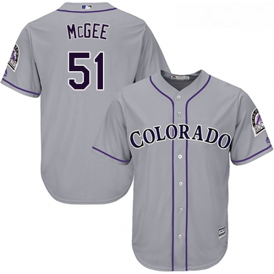 Youth Majestic Colorado Rockies 51 Jake McGee Authentic Grey Road Cool Base MLB Jersey Youth Majestic Colorado Rockies 51 Jake McGee Authentic Grey Road Cool Base MLB Jersey