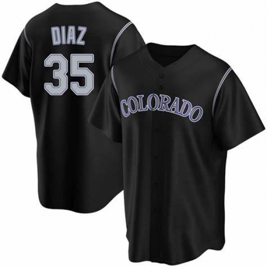 Youth Nike Colorado Rockies 35 Elias Diaz Black Purple Jersey Youth Nike Colorado Rockies 35 Elias Diaz Black Purple Jersey