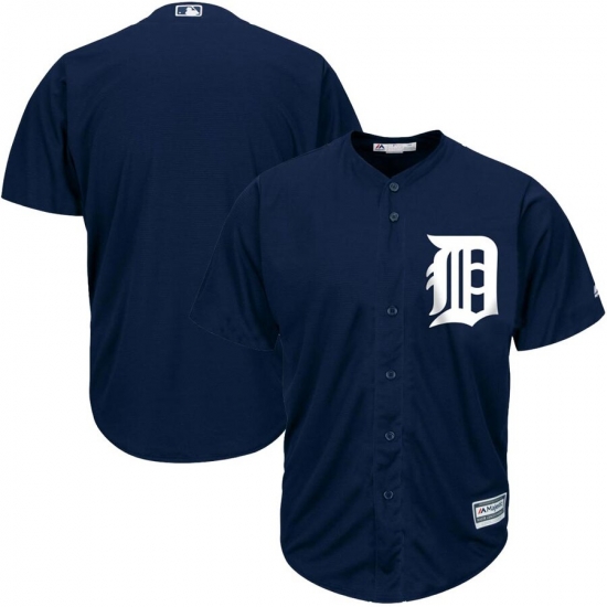 MLB Tigers Blank Navy Blank Cool Base Men Jersey MLB Tigers Blank Navy Blank Cool Base Men Jersey
