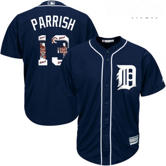 Mens Majestic Detroit Tigers 13 Lance Parrish Authentic Navy Blue Team Logo Fashion Cool Base MLB Jersey Mens Majestic Detroit Tigers 13 Lance Parrish Authentic Navy Blue Team Logo Fashion Cool Base MLB Jersey