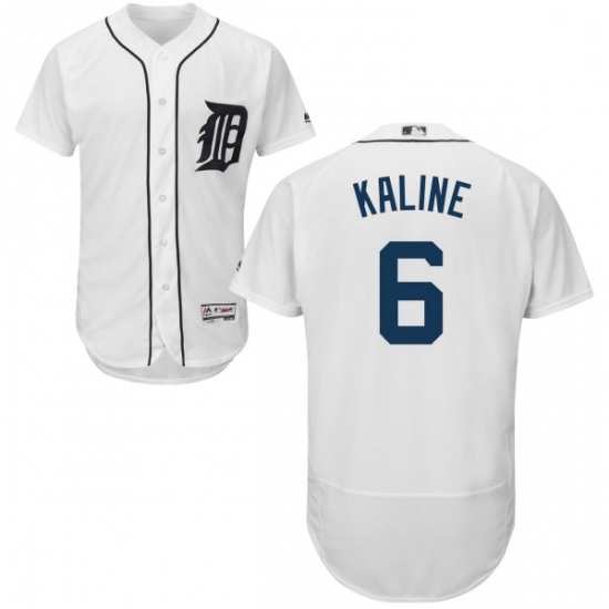 Mens Majestic Detroit Tigers 6 Al Kaline White Home Flex Base Authentic Collection MLB Jersey Mens Majestic Detroit Tigers 6 Al Kaline White Home Flex Base Authentic Collection MLB Jersey