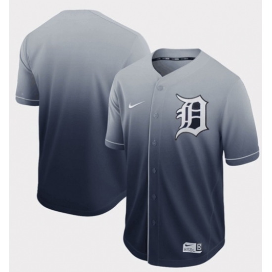 Mens Nike Detroit Tigers Blank Navy Fade Authentic Baseball Jersey Mens Nike Detroit Tigers Blank Navy Fade Authentic Baseball Jersey