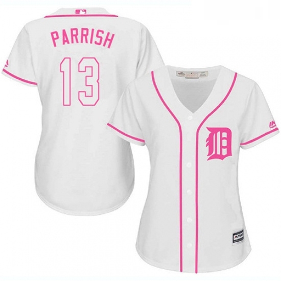 Womens Majestic Detroit Tigers 13 Lance Parrish Authentic White Fashion Cool Base MLB Jersey Womens Majestic Detroit Tigers 13 Lance Parrish Authentic White Fashion Cool Base MLB Jersey
