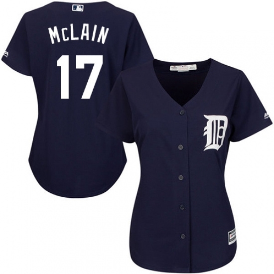 Womens Majestic Detroit Tigers 17 Denny McLain Authentic Navy Blue Alternate Cool Base MLB Jersey Womens Majestic Detroit Tigers 17 Denny McLain Authentic Navy Blue Alternate Cool Base MLB Jersey