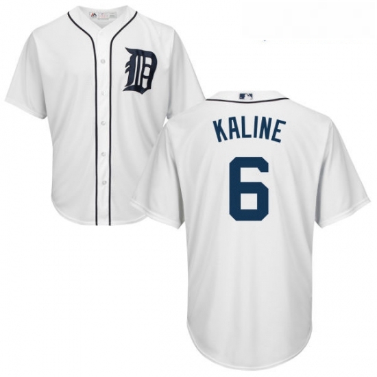 Youth Majestic Detroit Tigers 6 Al Kaline Replica White Home Cool Base MLB Jersey Youth Majestic Detroit Tigers 6 Al Kaline Replica White Home Cool Base MLB Jersey