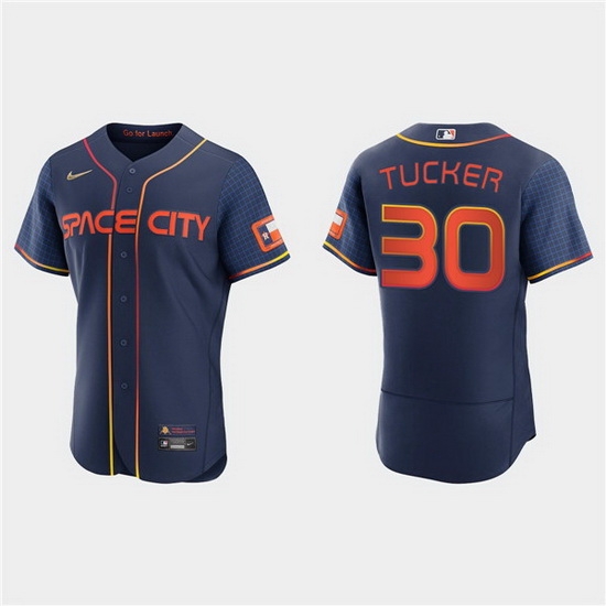 Men Houston Astros 30 Kyle Tucker 2022 Navy City Connect Flex Base Stitched Baseball jersey Men Houston Astros 30 Kyle Tucker 2022 Navy City Connect Flex Base Stitched Baseball jersey