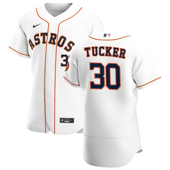 Men Houston Astros 30 Kyle Tucker Men Nike White Home 2020 Flex Base Player MLB Jersey Men Houston Astros 30 Kyle Tucker Men Nike White Home 2020 Flex Base Player MLB Jersey