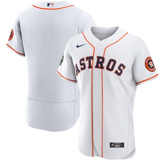 Men Houston Astros Blank White 2022 World Series Flex Base Stitched Baseball Jersey Men Houston Astros Blank White 2022 World Series Flex Base Stitched Baseball Jersey