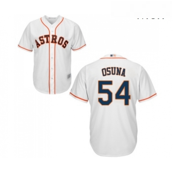 Mens Houston Astros 54 Roberto Osuna Replica White Home Cool Base Baseball Jersey Mens Houston Astros 54 Roberto Osuna Replica White Home Cool Base Baseball Jersey