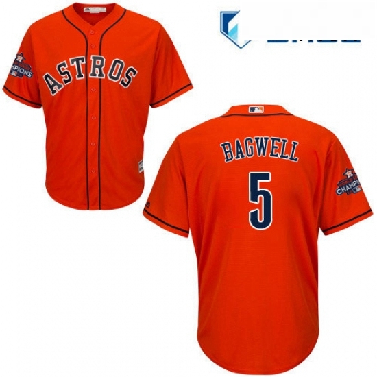 Mens Majestic Houston Astros 5 Jeff Bagwell Replica Orange Alternate 2017 World Series Champions Cool Base MLB Jersey Mens Majestic Houston Astros 5 Jeff Bagwell Replica Orange Alternate 2017 World Series Champions Cool Base MLB Jersey