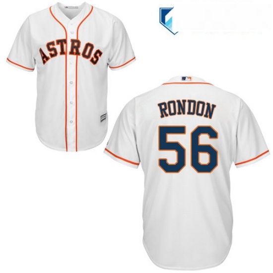 Mens Majestic Houston Astros 56 Hector Rondon Replica White Home Cool Base MLB Jersey Mens Majestic Houston Astros 56 Hector Rondon Replica White Home Cool Base MLB Jersey