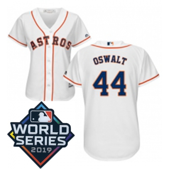 Womens Majestic Houston Astros 44 Roy Oswalt White Home Cool Base Sitched 2019 World Series Patch Jersey Womens Majestic Houston Astros 44 Roy Oswalt White Home Cool Base Sitched 2019 World Series Patch Jersey