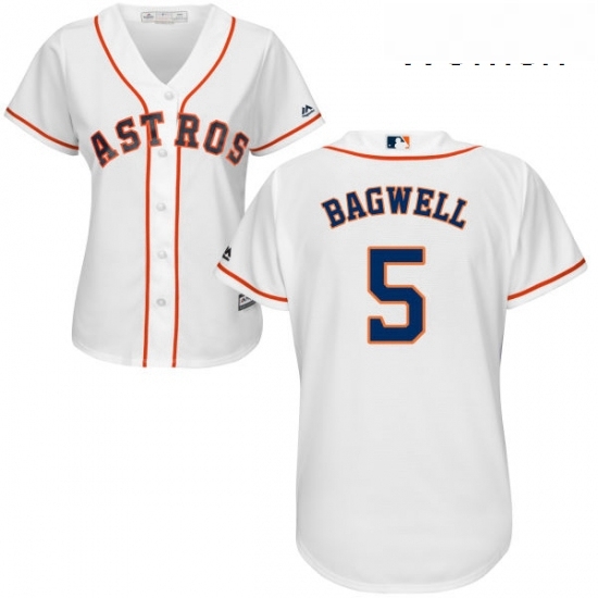 Womens Majestic Houston Astros 5 Jeff Bagwell Authentic White Home Cool Base MLB Jersey Womens Majestic Houston Astros 5 Jeff Bagwell Authentic White Home Cool Base MLB Jersey