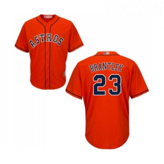 Youth Houston Astros 23 Michael Brantley Authentic Orange Alternate Cool Base Baseball Jersey Youth Houston Astros 23 Michael Brantley Authentic Orange Alternate Cool Base Baseball Jersey