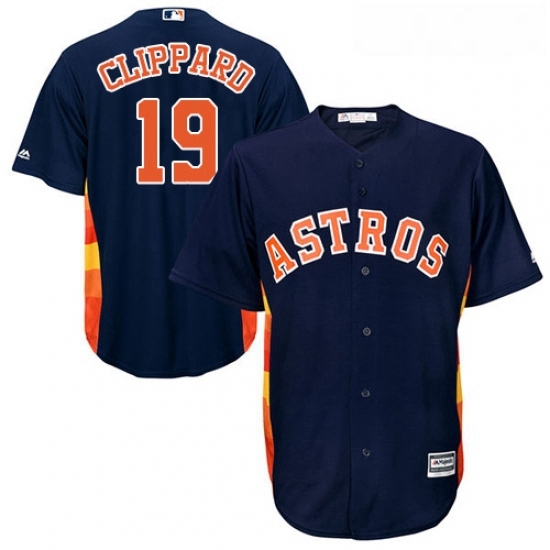 Youth Majestic Houston Astros 19 Tyler Clippard Replica Navy Blue Alternate Cool Base MLB Jersey Youth Majestic Houston Astros 19 Tyler Clippard Replica Navy Blue Alternate Cool Base MLB Jersey