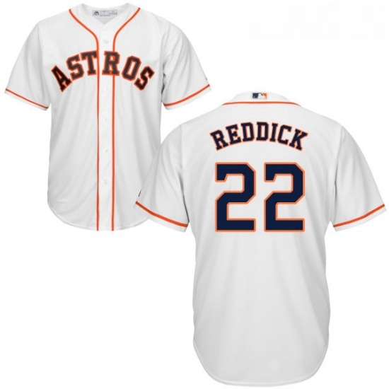 Youth Majestic Houston Astros 22 Josh Reddick Replica White Home Cool Base MLB Jersey Youth Majestic Houston Astros 22 Josh Reddick Replica White Home Cool Base MLB Jersey