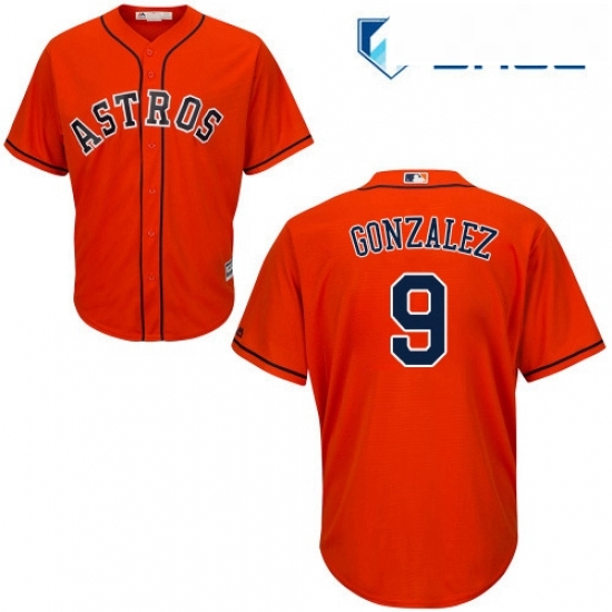Youth Majestic Houston Astros 9 Marwin Gonzalez Replica Orange Alternate Cool Base MLB Jersey Youth Majestic Houston Astros 9 Marwin Gonzalez Replica Orange Alternate Cool Base MLB Jersey